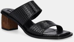 Alohas bőr papucs Gabin Alli - fekete Női 36