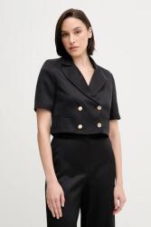 Gaudi blézer vászonkeverékből - fekete 40