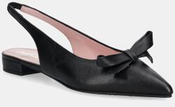 Pretty Ballerinas bőr balerina cipő Clementine - fekete Női 40