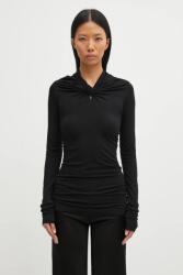 Rick Owens Lilies kasmír felső Kairo - fekete XS