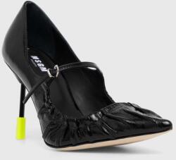 MSGM bőr tűsarkú - fekete Női 40 - answear - 105 990 Ft