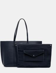 Tory Burch bőr táska Perry - sötétkék Univerzális méret