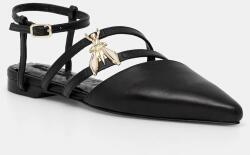 Patrizia Pepe bőr balerina cipő - fekete Női 39 - answear - 62 990 Ft