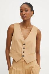 Forte Forte mellény gyapjú keverékből - sárga 36