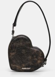 Ambush kézitáska Crackle Heart Shoulder Bag - fekete Univerzális méret