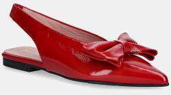 Pretty Ballerinas bőr balerina cipő Yvette - piros Női 37