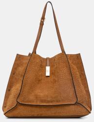 Pollini bőr táska - barna Univerzális méret - answear - 204 990 Ft