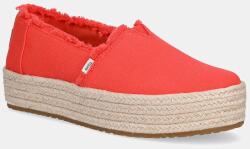 Toms espadrilles FLAME - piros Női 36