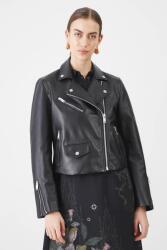 Medicine motoros bőrdzseki - fekete S