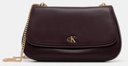 Calvin Klein női műbőr keresztpántos táska - burgundia Univerzális méret - answear - 29 990 Ft