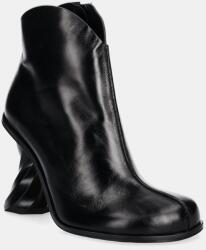 JW Anderson bőr csizma Twist Heel - fekete Női 37
