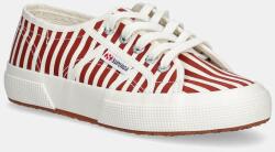 Superga sportcipő STRIPES PRINT - piros Női 40