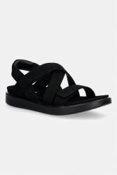 Ecco velúr szandál Soft Sandal W - fekete Női 38