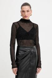 Patrizia Pepe felső - fekete 36 - answear - 56 990 Ft