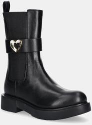 Love Moschino bőr csizma - fekete Női 38 - answear - 67 990 Ft