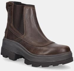 Sorel bőr bokacsizma JOAN FRWD CHELSEA - barna Női 36