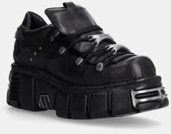 New Rock bőr sportcipő - fekete Női 45 - answear - 98 990 Ft