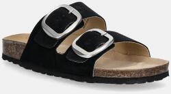 Bianco papucs velúrból BIAMIAMI - fekete Női 41