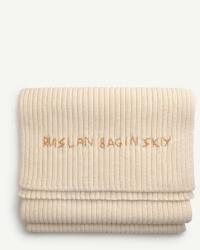 Ruslan Baginskiy gyapjú sál - bézs Univerzális méret - answear - 93 990 Ft