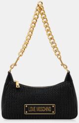 Love Moschino bőr táska - fekete Univerzális méret - answear - 50 990 Ft