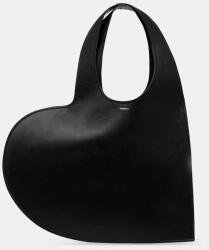coperni bőr táska Double Heart - fekete Univerzális méret