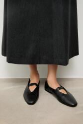 Answear. LAB velúr balerina - fekete Női 41 - answear - 19 490 Ft