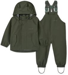 Liewood baba kabát és nadrág Manu Rainwear Set - zöld 86