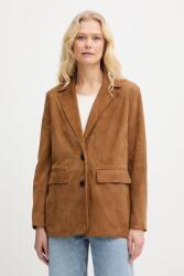 Marella velúr kabát FULMINE - barna 38