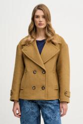 Sisley baba gyapjúkeverék pulóver - zöld 34