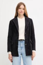 Pedro del Hierro velúr kabát - sötétkék M