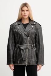 Stand Studio bőrdzseki Leona - fekete 38