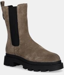 Blauer magasszárú cipő velúrból KIMMEL - bézs Női 36