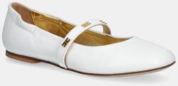 Elisabetta Franchi gyerek balerina bőrből - fehér 30