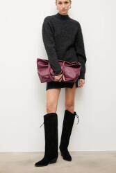 Answear. LAB csizma velúrból - fekete Női 41 - answear - 34 990 Ft