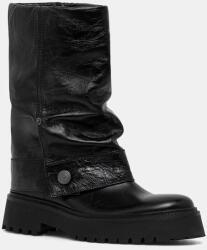 Zadig&Voltaire bőr csizma Angie - fekete Női 39