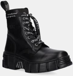 New Rock bőr bakancs CRUST NEGRO + TOWER CASCO - fekete Női 40