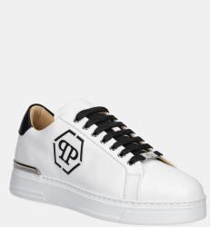 Philipp Plein bőr sportcipő Nappa Lo-Top Hexagon - fehér Női 39 - answear - 158 530 Ft