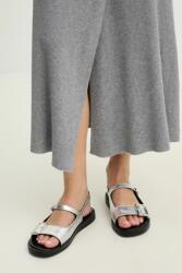 Answear. LAB bőr szandál - ezüst Női 36