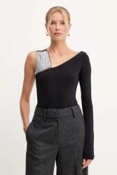 Patrizia Pepe body - fekete 38 - answear - 57 990 Ft