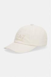 EA7 Emporio Armani pamut baseball sapka - bézs Univerzális méret