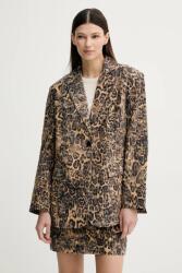 Gestuz bőrmellény - bézs 36