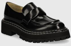 Proenza Schouler bőr mokaszin Lug Sole - fekete Női 40
