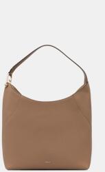 Furla bőr táska Lara L Hobo - bézs Univerzális méret