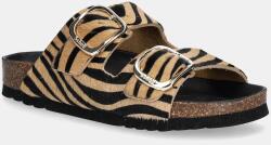 Scholl bőr papucs NOELLE - barna Női 39 - answear - 64 990 Ft