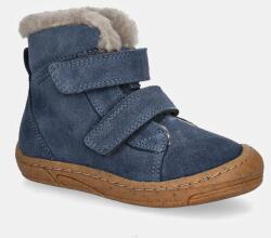 Froddo gyerek télicipő velúrból MINNI SUEDE - kék 25