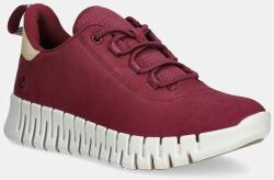 ECCO nubuk tornacipő Gruuv Sneaker Lea - piros Női 40