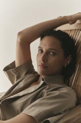 Muuv MUUV. lenvászon ing Poche - bézs XS