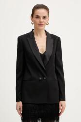 Twinset gyapjúkeverék felső - fekete 36 - answear - 179 990 Ft