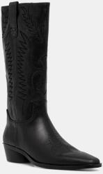 Steve Madden bőr cowboy csizma Trevi - fekete Női 38