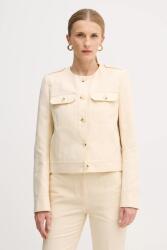 Kenzo kabát vászonkeverékből - bézs 34